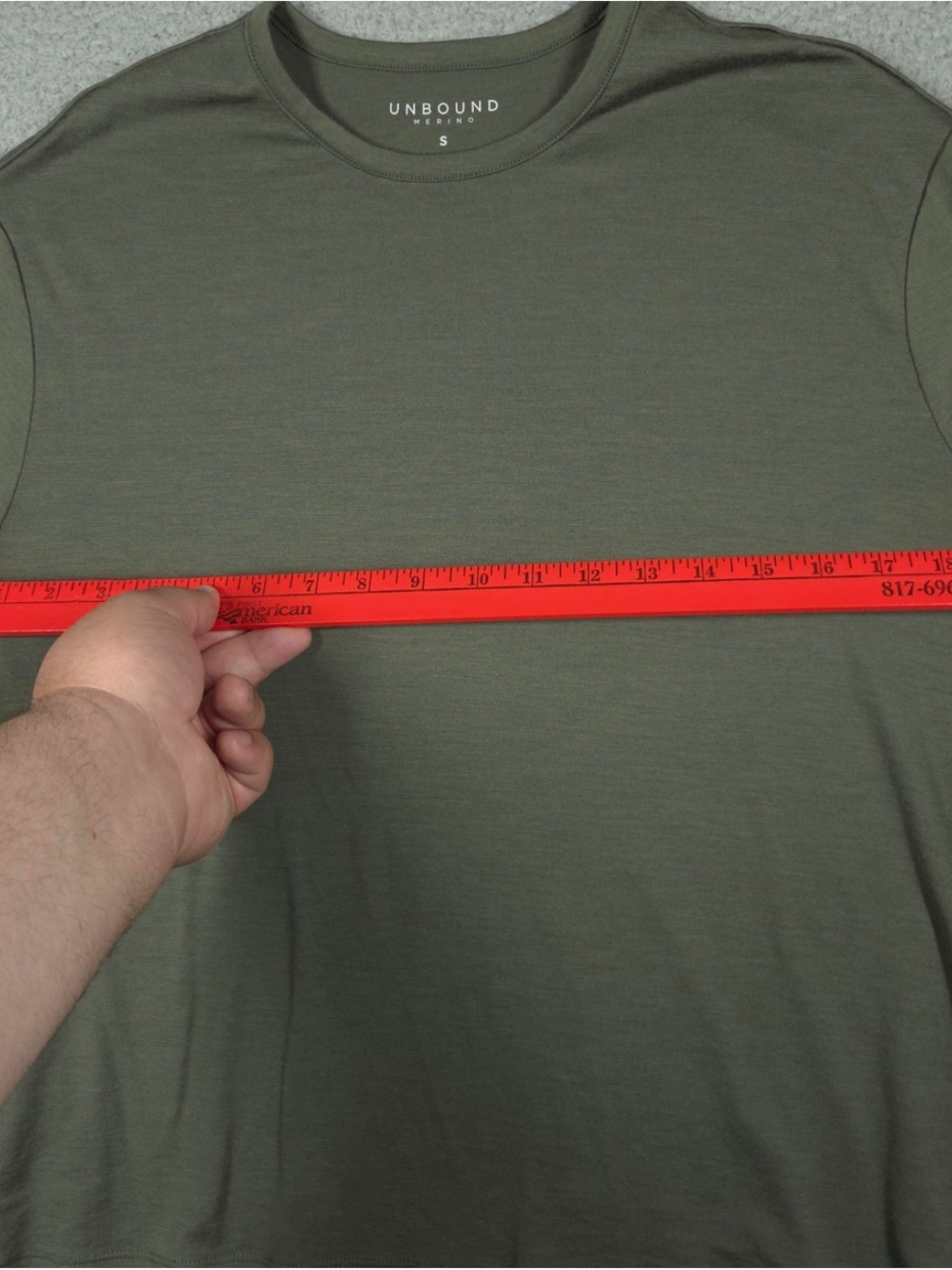 Women’s Long-Sleeve Crew Neck Shirt - Olive - Picture 4 of 7